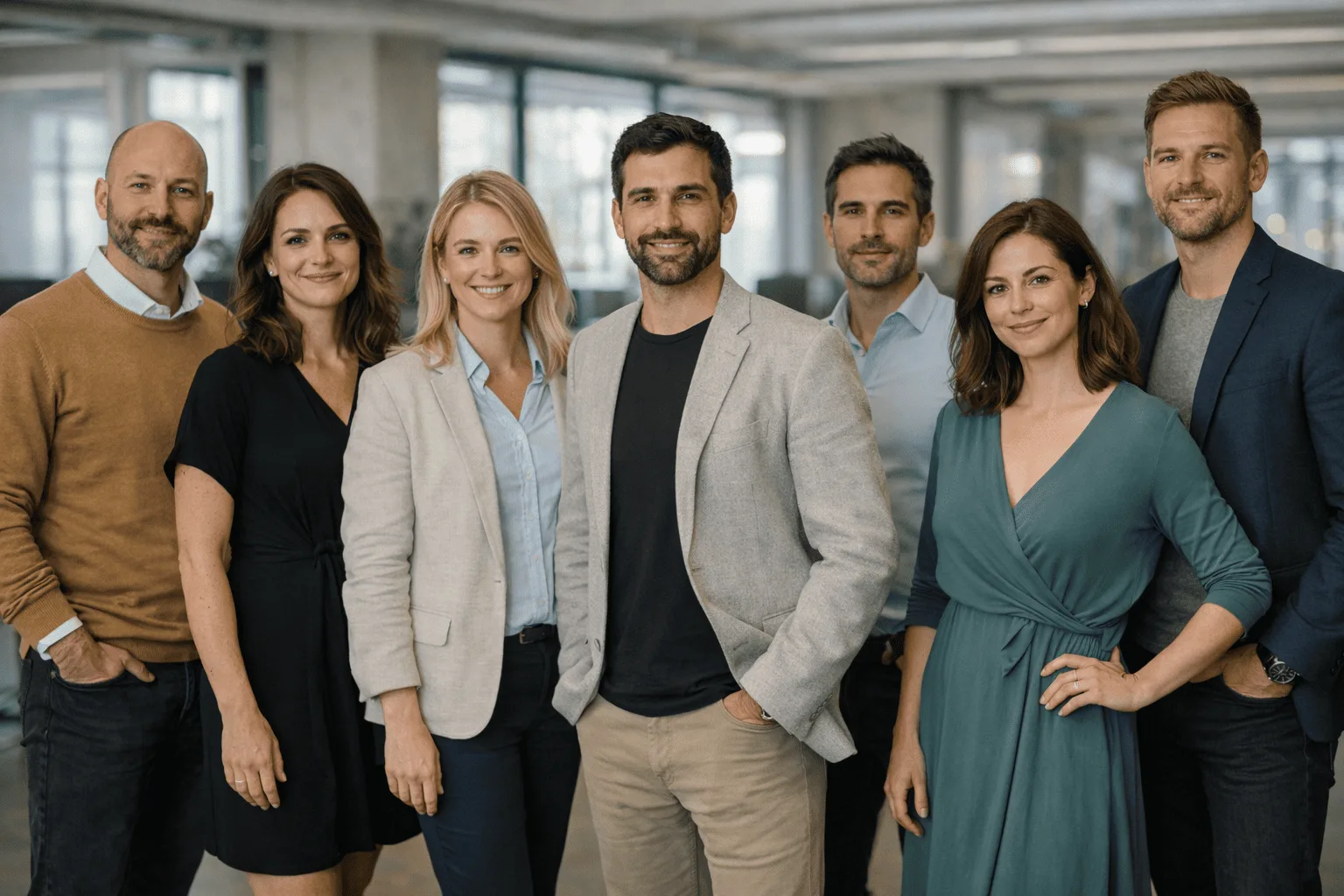 Team working on AI trading platform — Green Capridge
